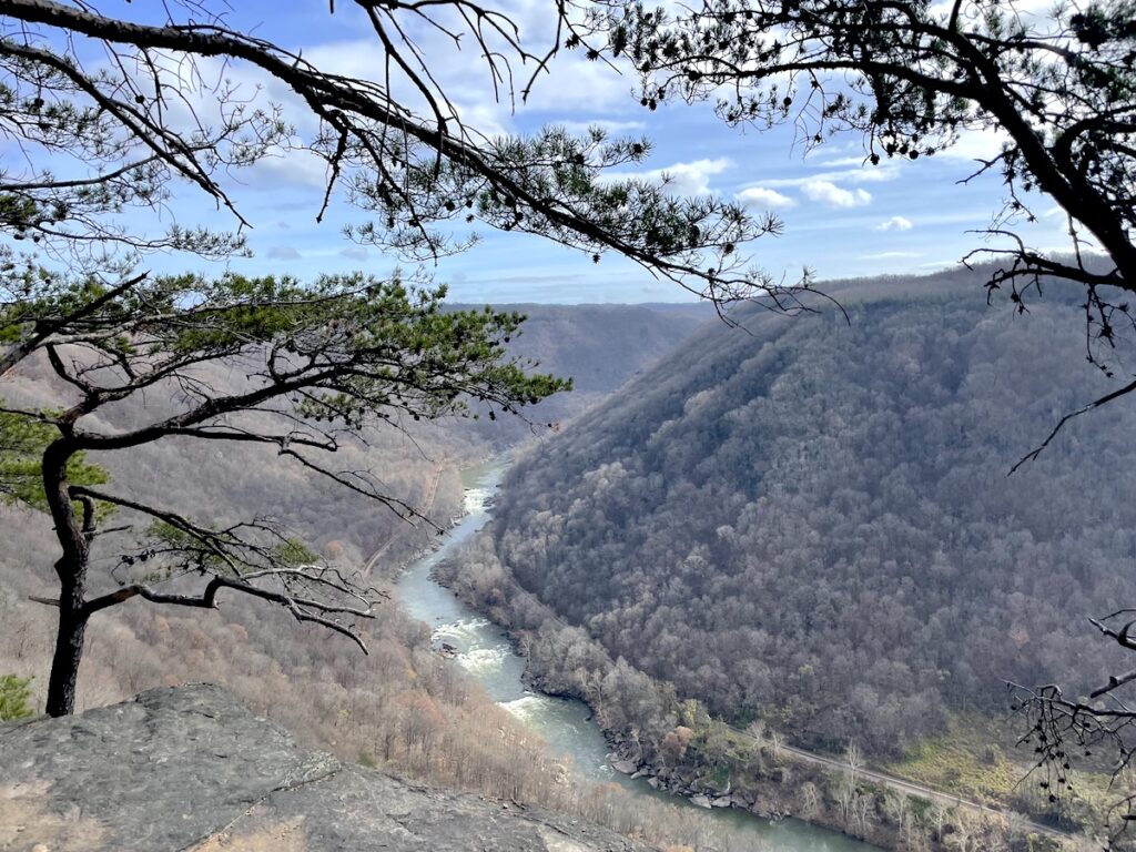 new river endless wall trail hiking new river gorge national park west virginia