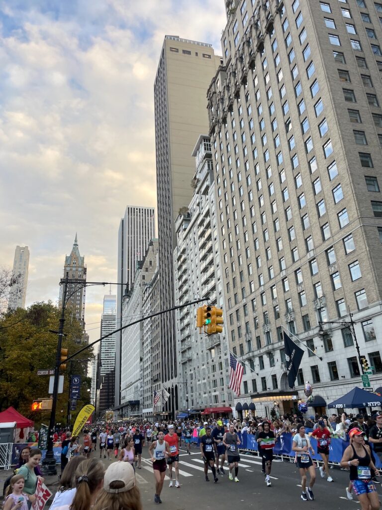 new york city marathon sunset new york