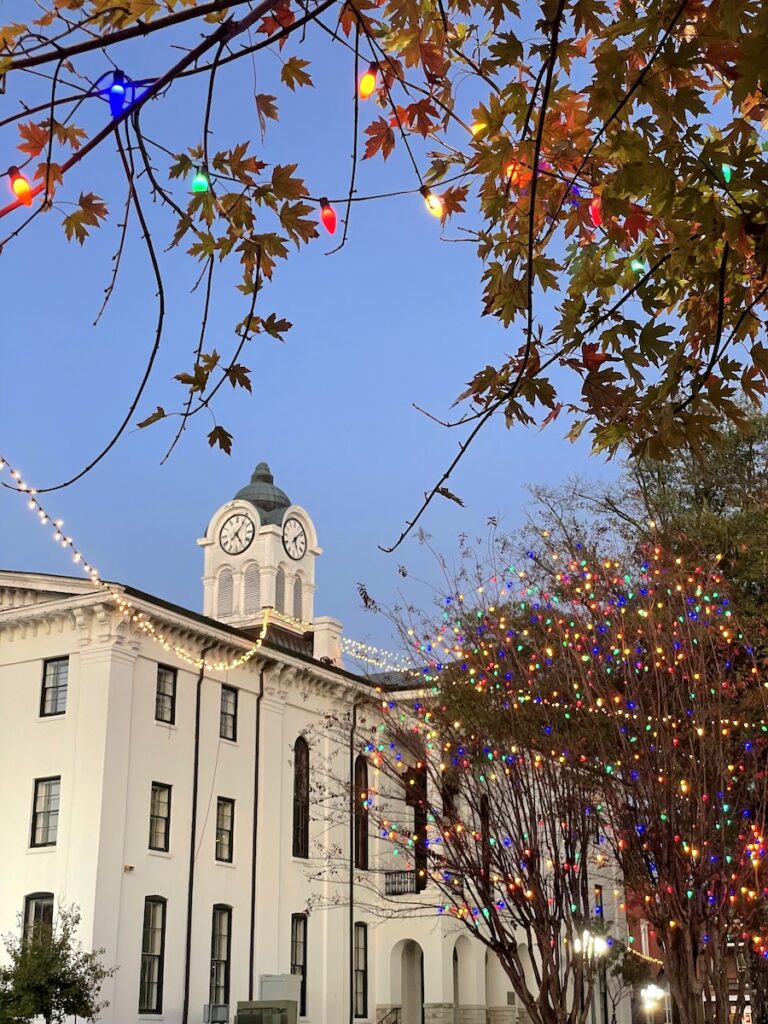 oxford mississippi christmas lights winter