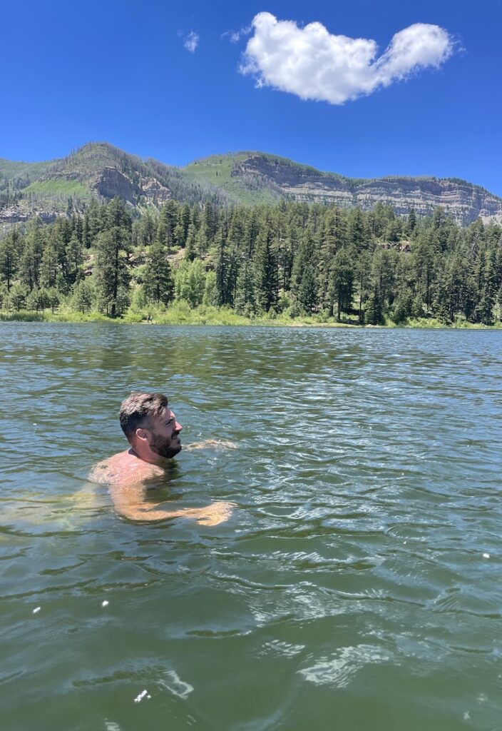swimming haviland lake durango colorado