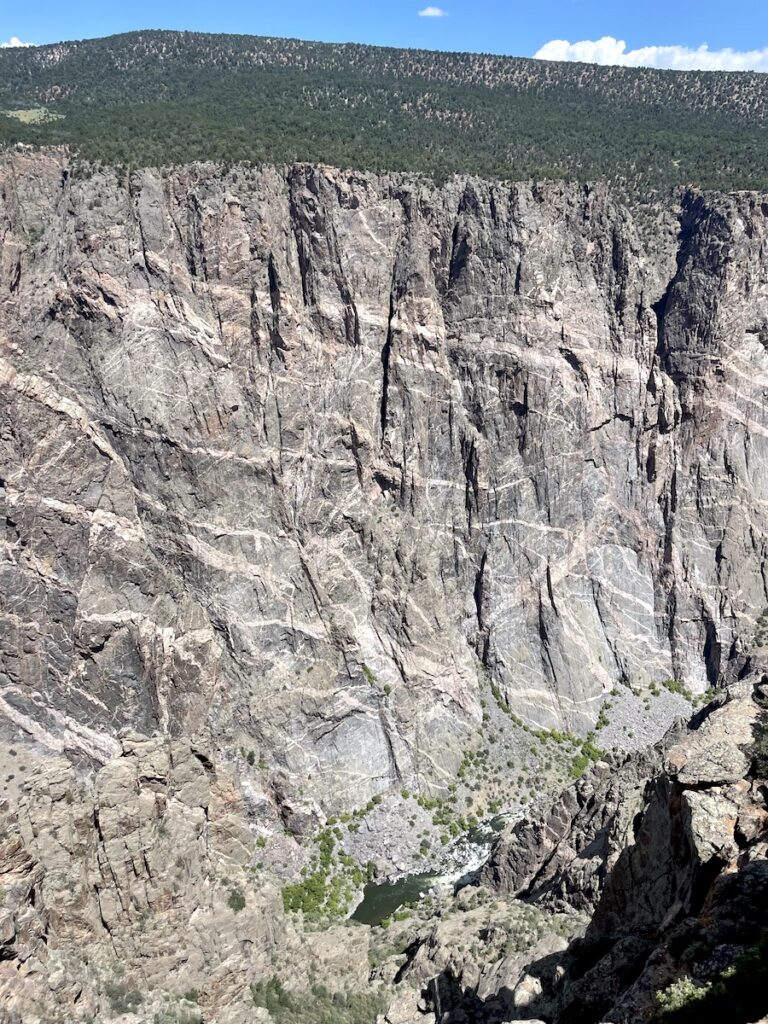 Cedar Point Overlook Painted Wall Black Canyon of the Gunnison National Park Montrose Colorado