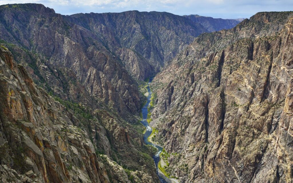 Exclamation Point Black canyon of the gunnison national park north rim crawford colorado