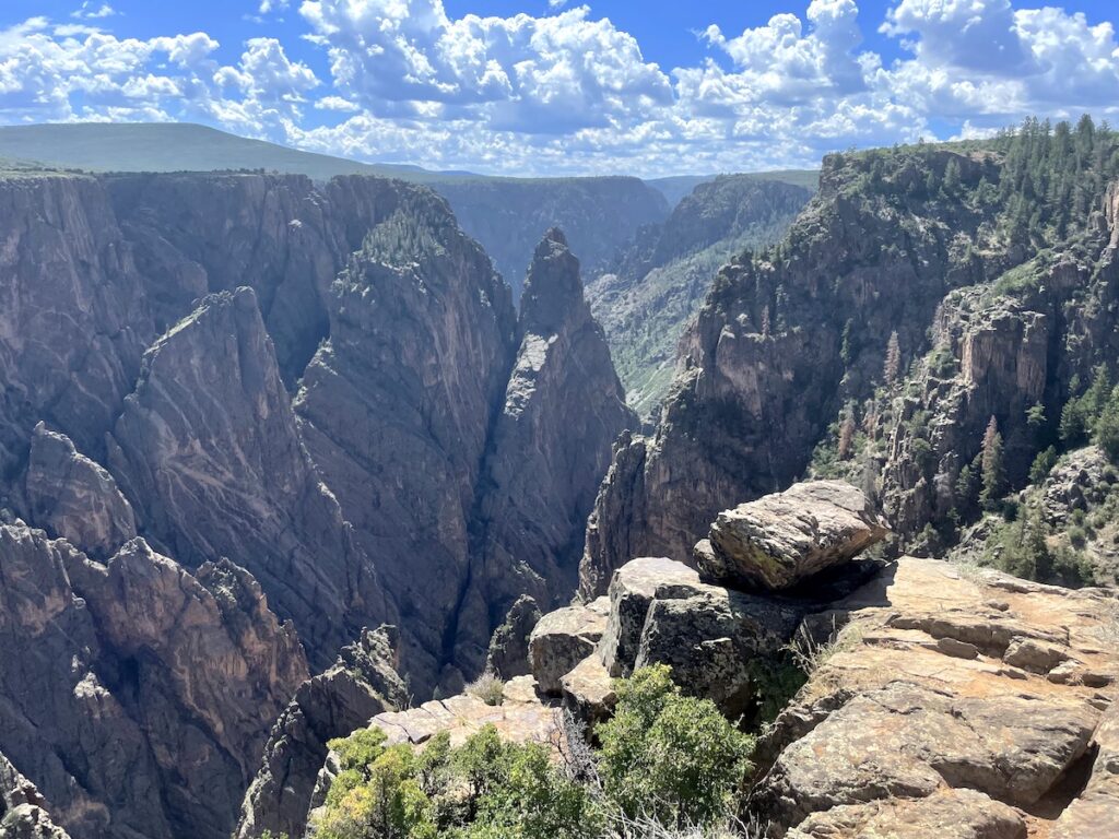 Viewpoint Cross Fissures Overlook Black Canyon of the Gunnison National Park Montrose Colorado