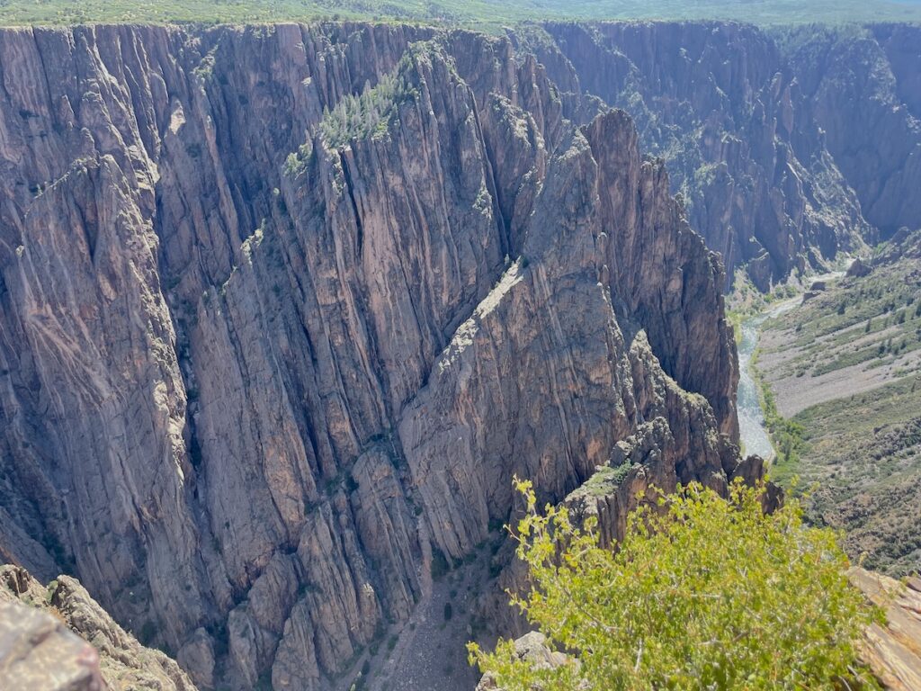 Viewpoint Pulpit Rock Overlook Black Canyon of the Gunnison National Park Montrose Colorado