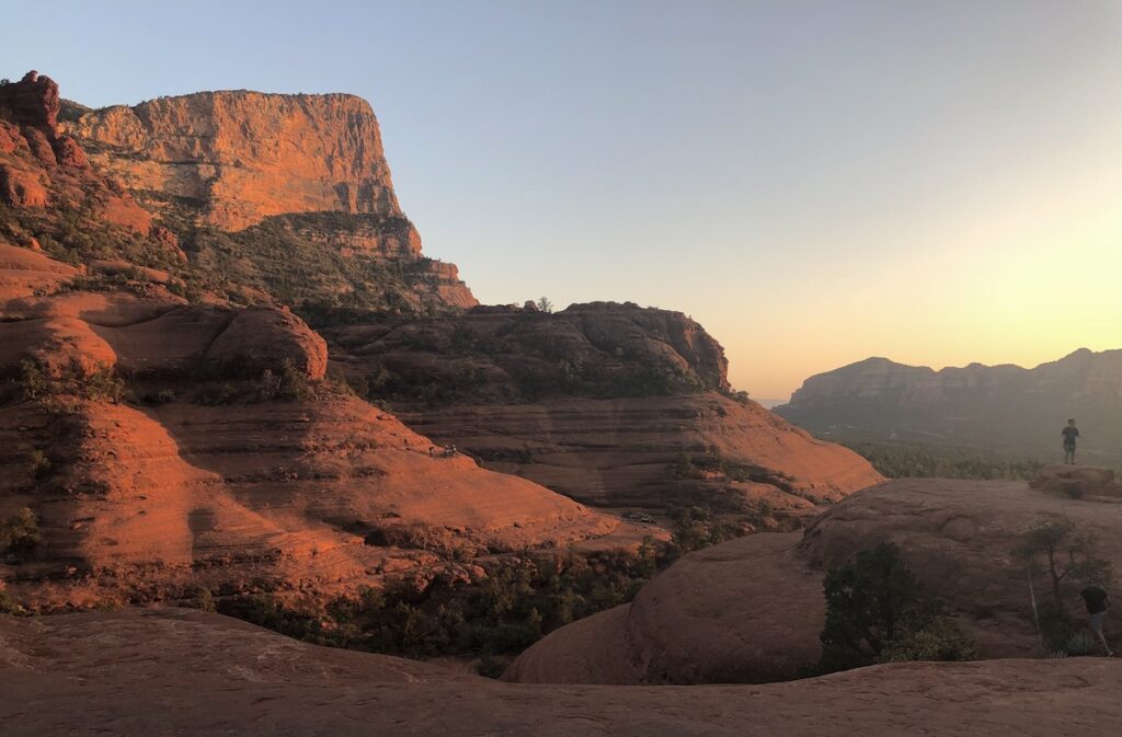 sunset red rocks sedona arizona