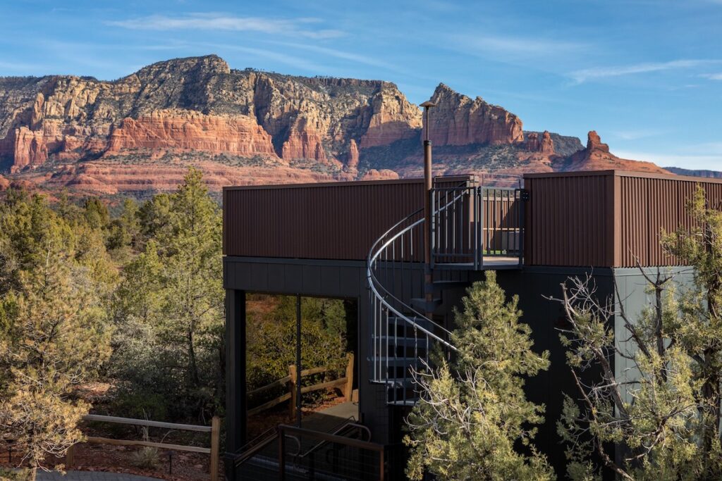 Ambiente Sedona Hotel Atrium Exterior Red Rock Views Sedona Arizona