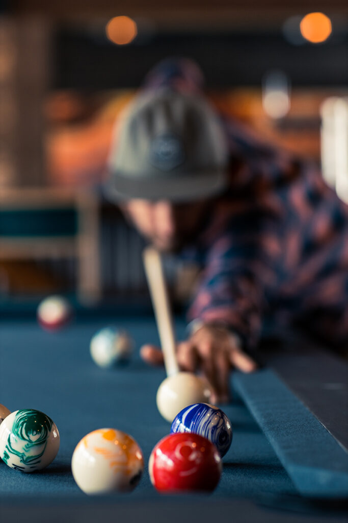 Bivvi Hostel Telluride pool table