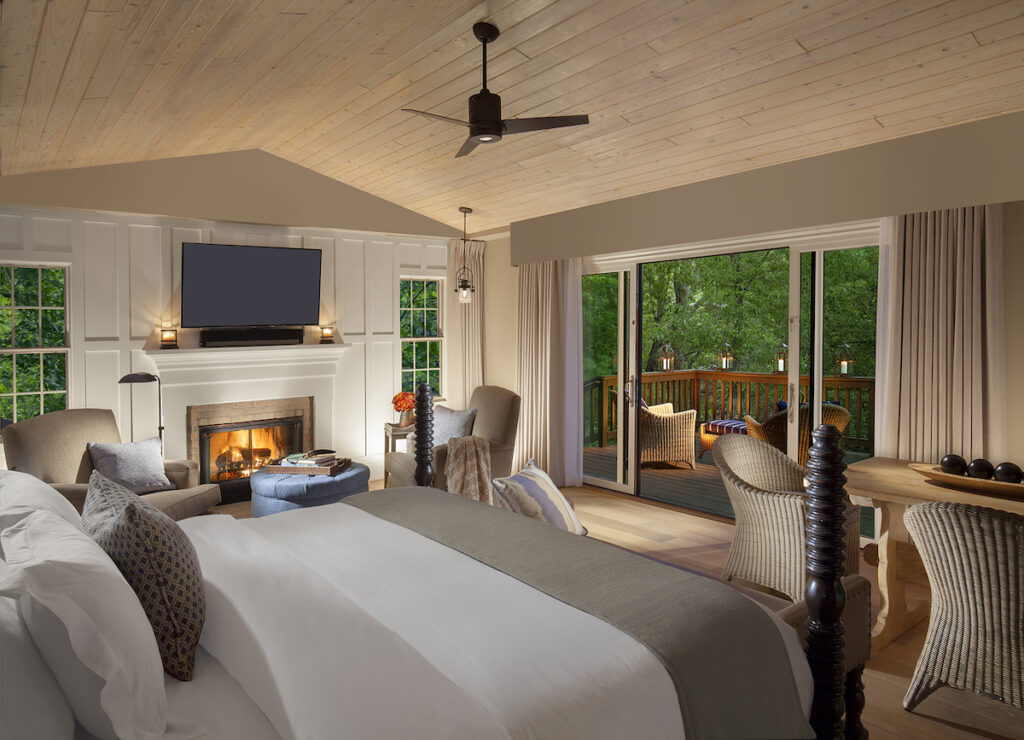 LAuberge de sedona hotel Creekside Cottage Interior guest room sedona arizona