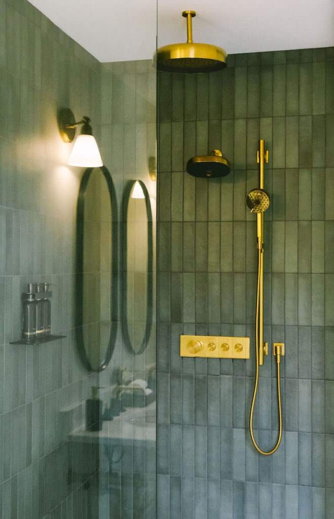 The Rathbone Hotel luxury shower Montrose Colorado