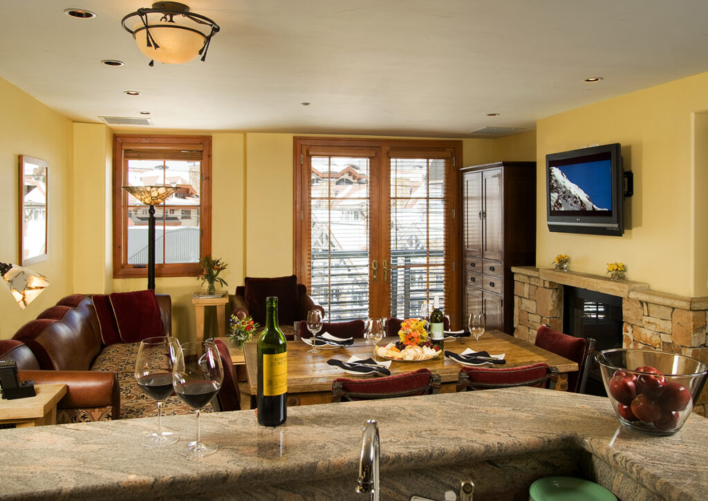 inn at lost creek living room telluride mountain village colorado