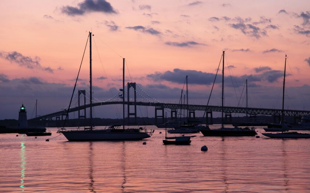 sunset newport rhode island