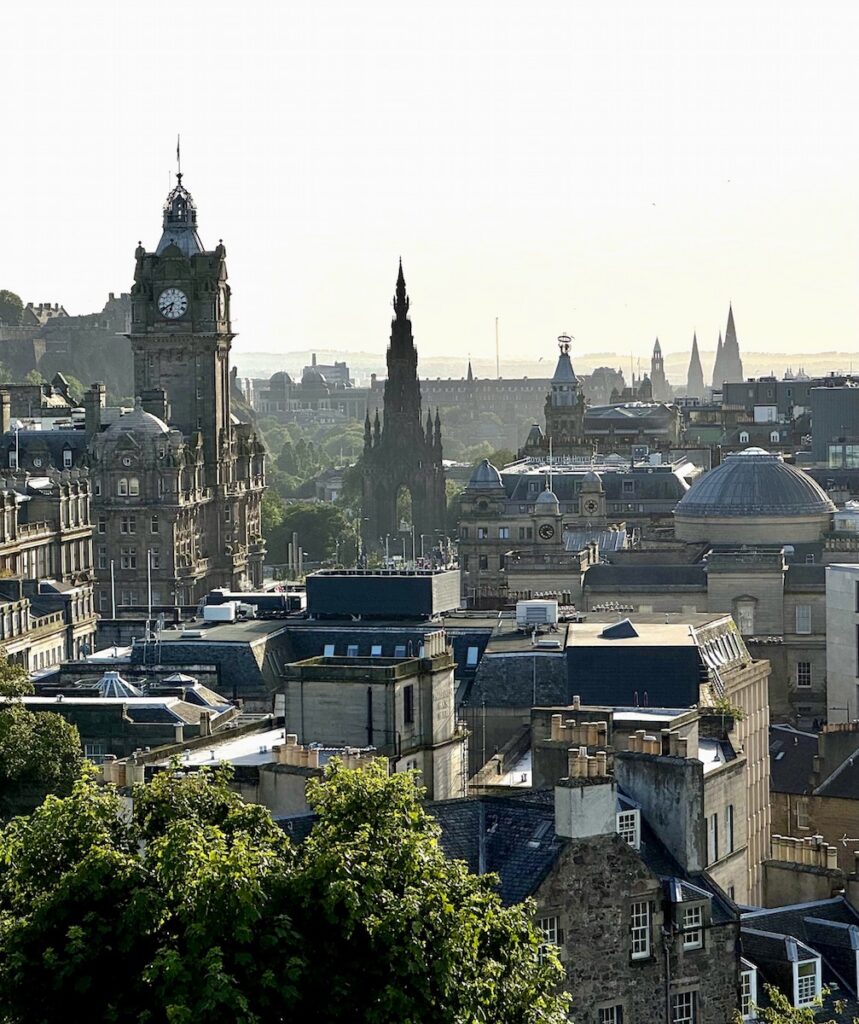 City View Edinburgh Scotland Calton Hill