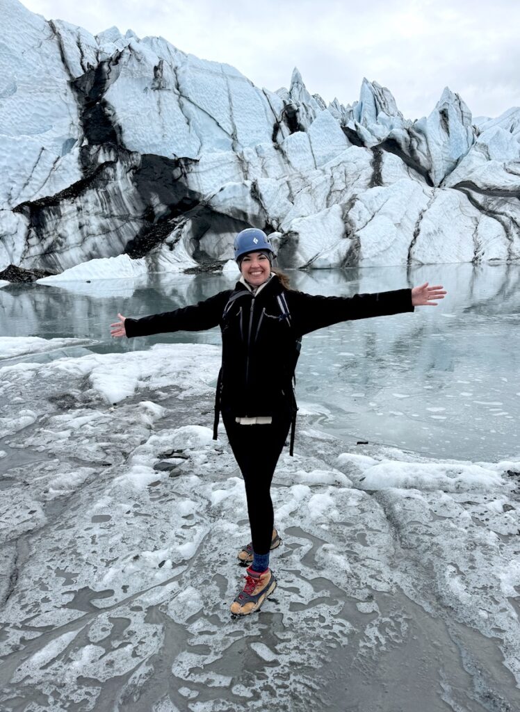 Glacier hike near Anchorage Matanuska Glacier Alaska