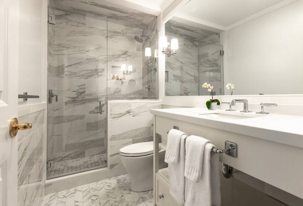 Guest Bathroom The Wauwinet Nantucket Massachusetts