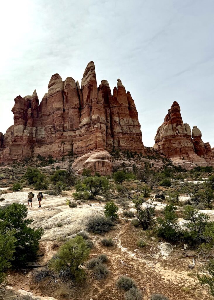 Hiking Chesler Park Trail The Needles Canyonlands National Park Moab Utah