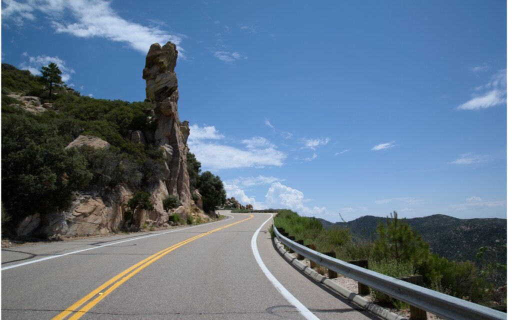 Mount Lemmon Highway near Tucson Arizona