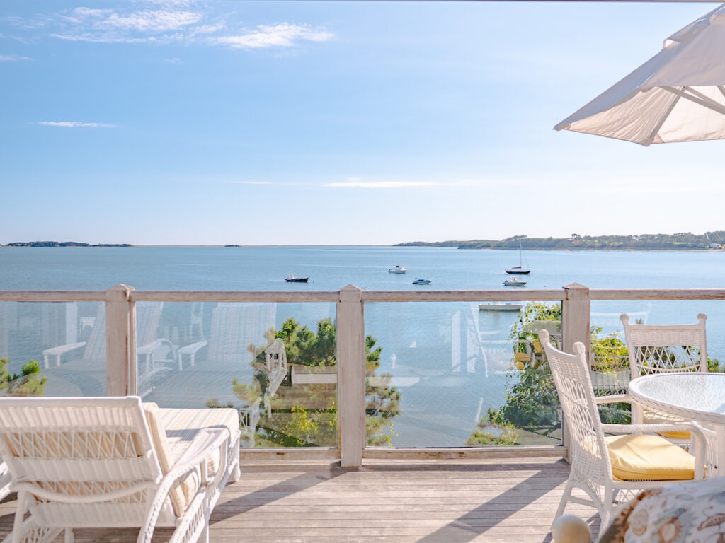 Wequassett Resort Golf Club guest balcony harwich cape cod massachusetts