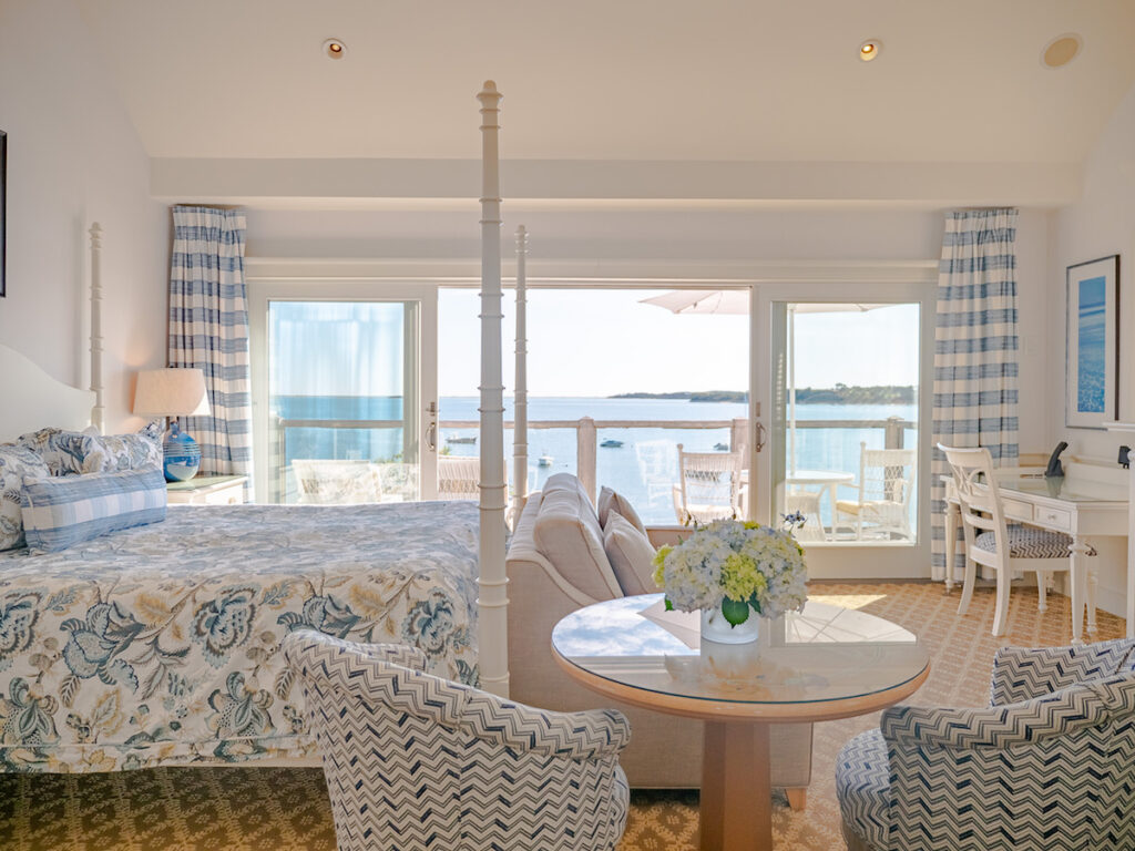 Wequassett Resort Golf Club guest room harwich cape cod massachusetts