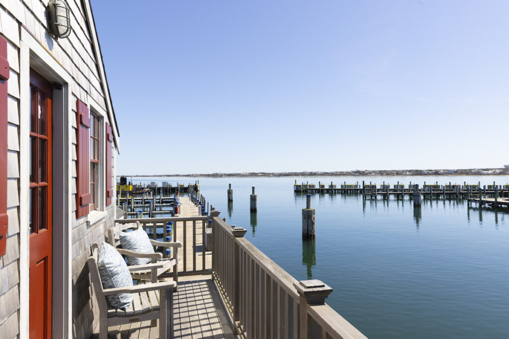 guest dock Cottages at Boat House Basin Nantucket Massachusetts