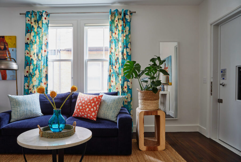 The Attwater guest living area suite Newport Rhode Island
