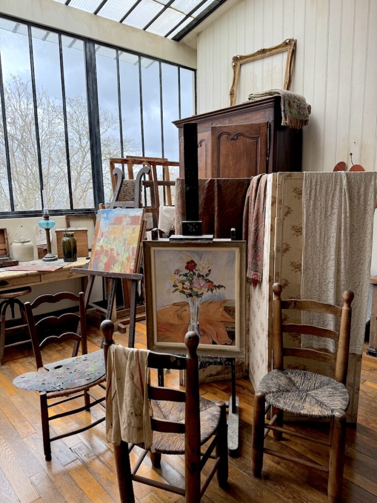 suzanne valadons studio in Musee Montmartre Paris France