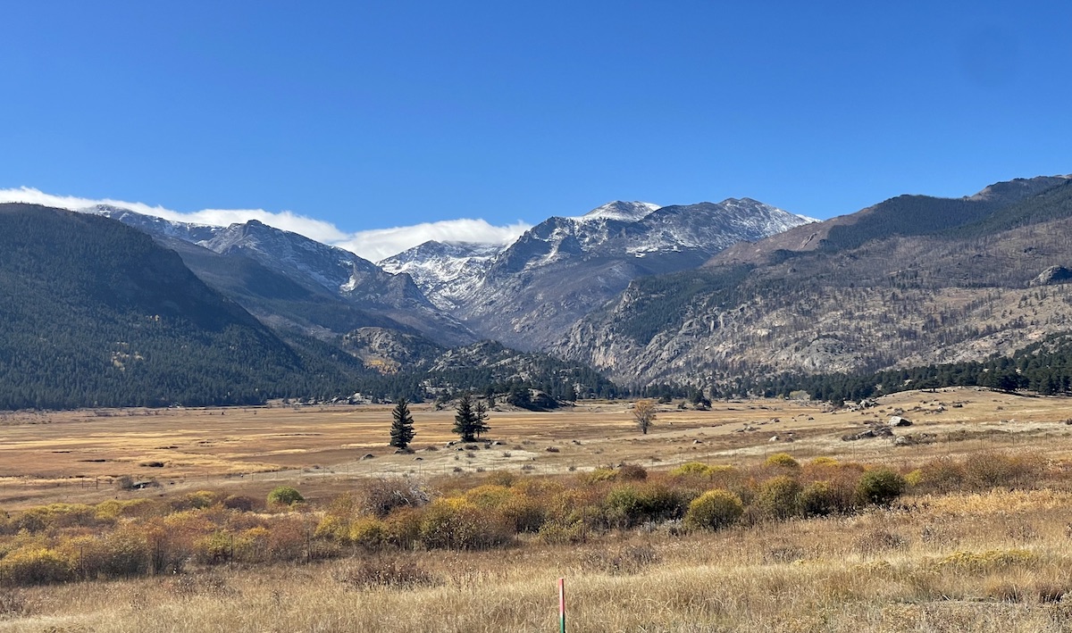 Moraine Park in fall rocky mountain national park colorado
