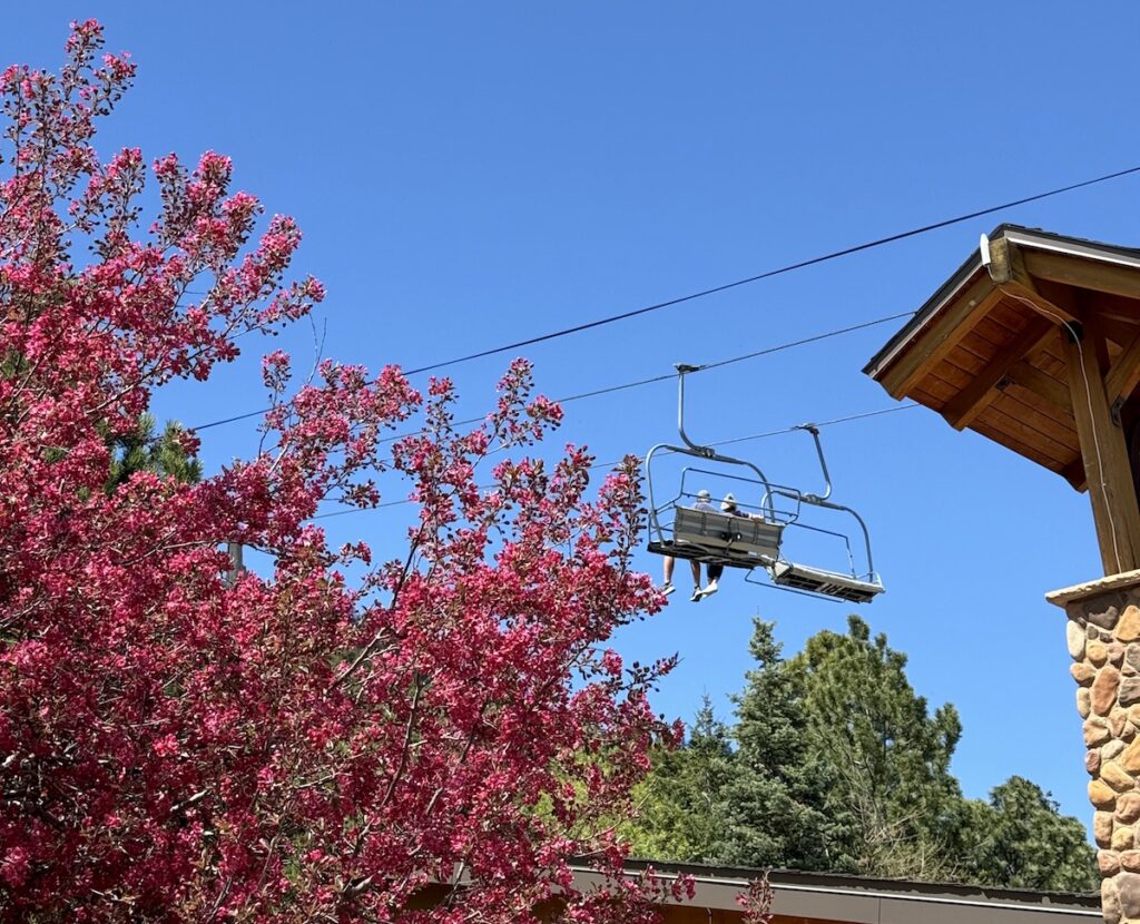 mountaineer sky ride ski lift at cheyenne mountain zoo colorado springs