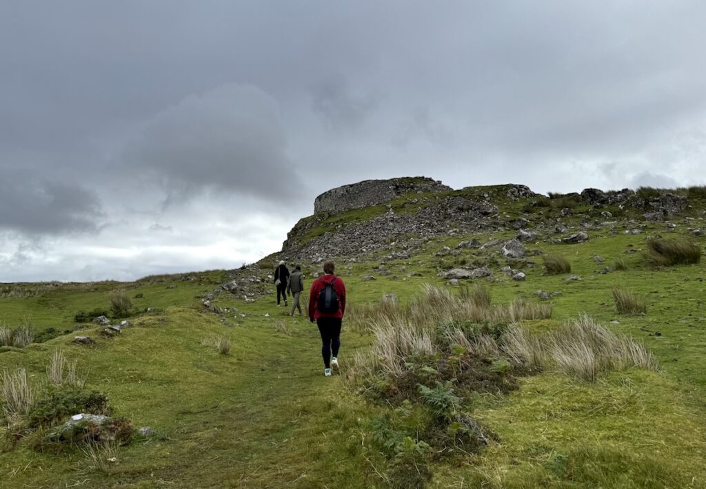 Dun Beag Broch iron age ruins isle of skye scottish highlands scotland united kingdom
