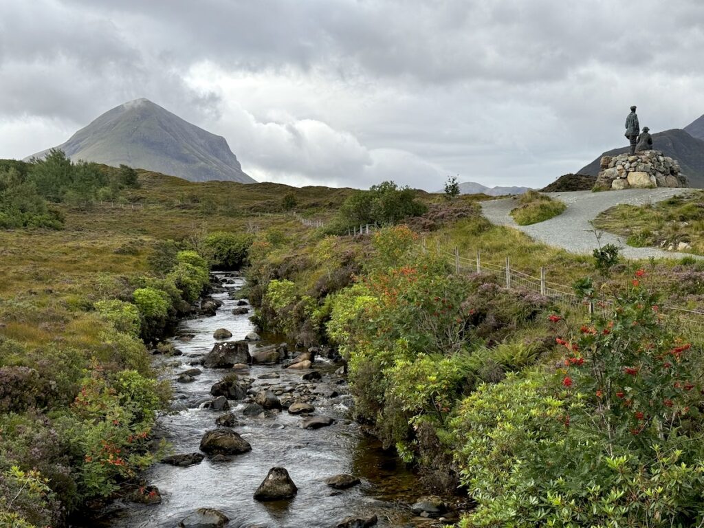 Sligachan Old Bridge enchanted river scottish highlands scotland isle of skye scotland united kingdom