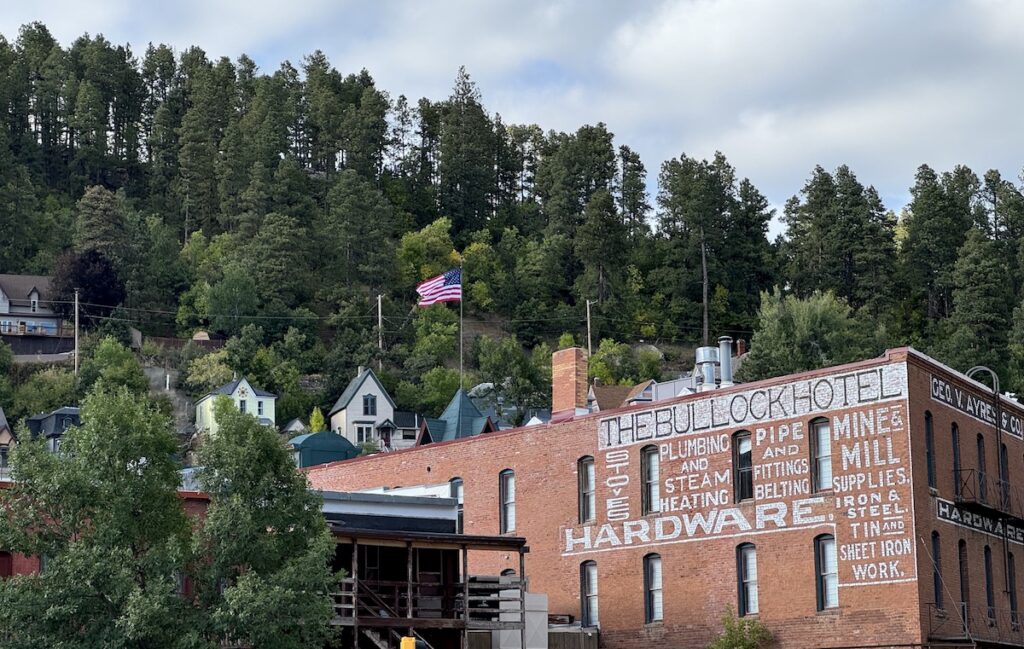 historic brick buildings deadwood south dakota black hills