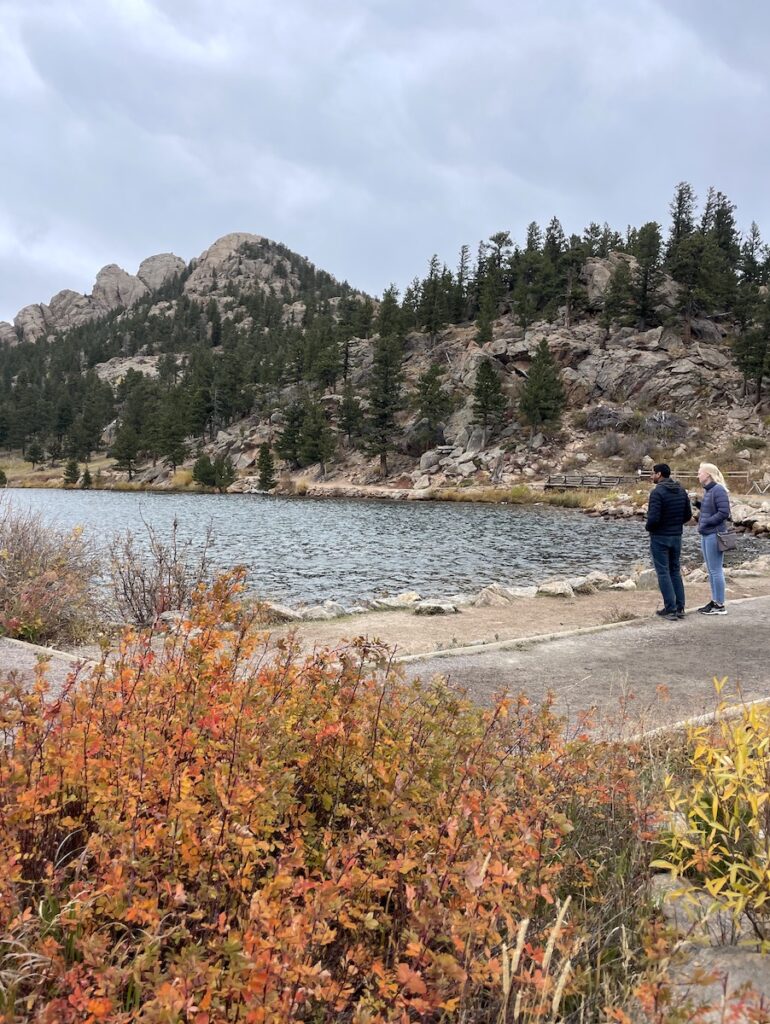 lily lake rocky mountain national park fall colors estes park colorado