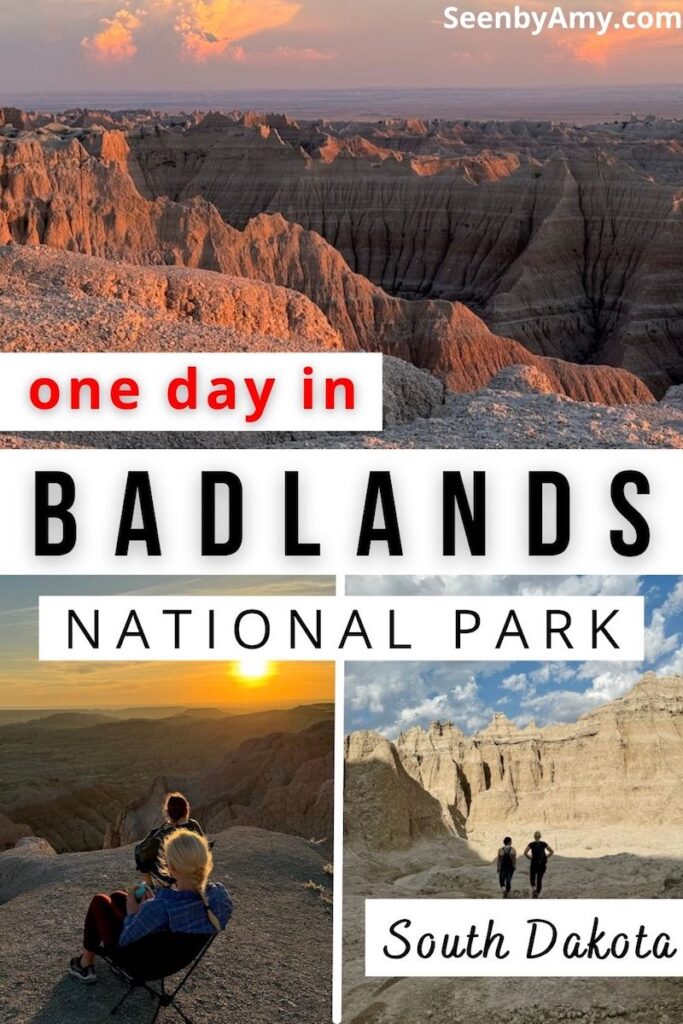 one day in Badlands National Park South Dakota