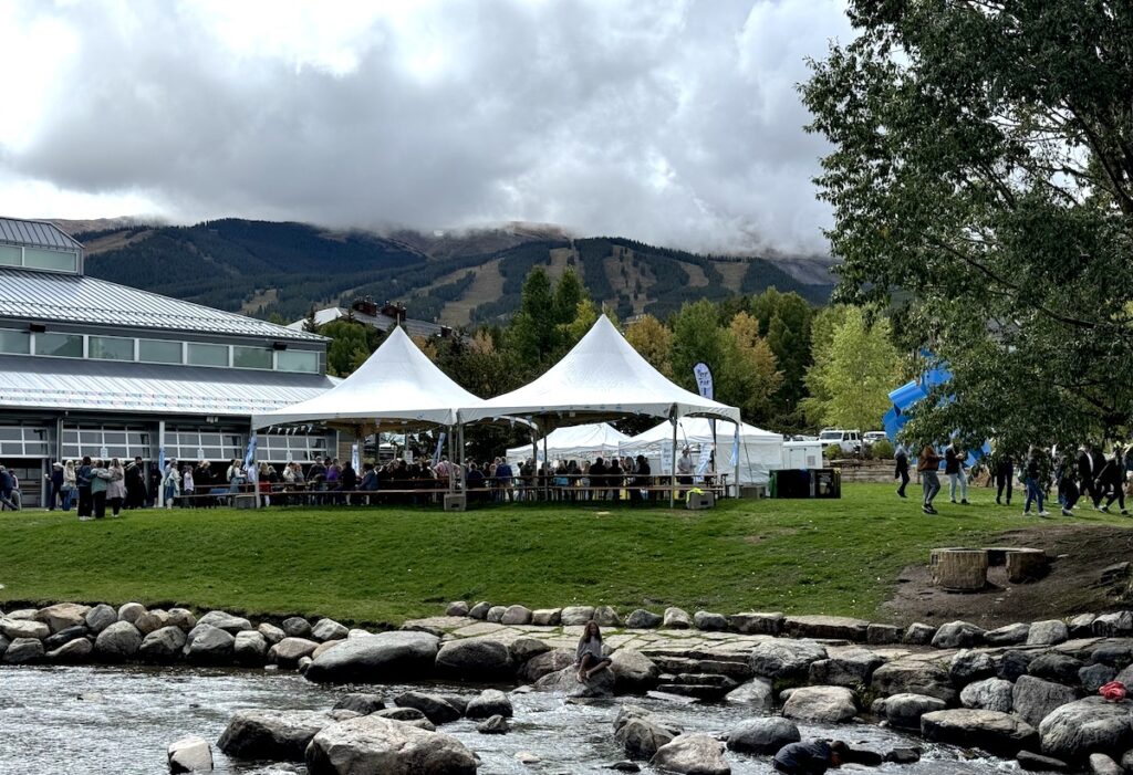 riverwalk event tents Breckenridge Oktoberfest colorado