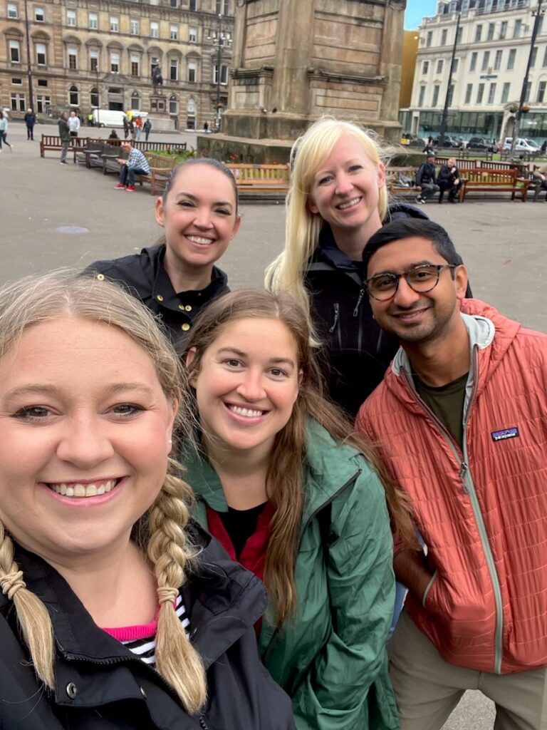 walking tour in Glasgow Scotland United Kingdom