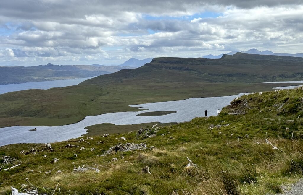water views old man of storr Trotternish Peninsula isle of skye scottish highlands scotland united kingdom