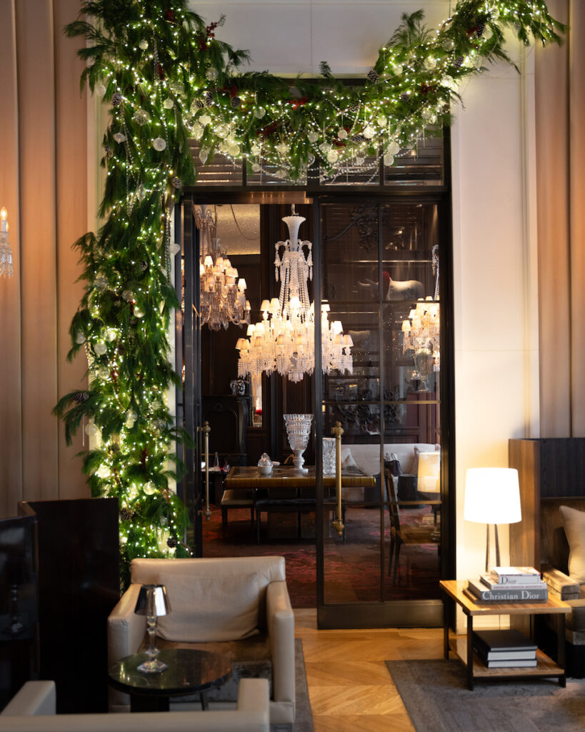 Holiday Season Decorations at Baccarat Hotel New York City Manhattan Midtown