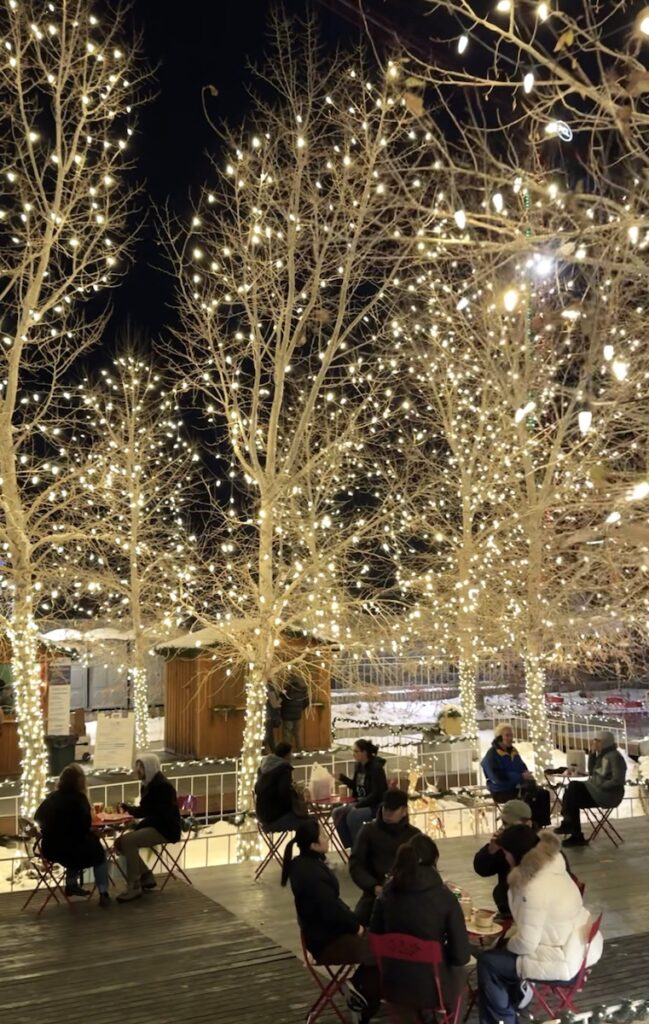 Denver Chriskindlmarket holiday lights denver colorado