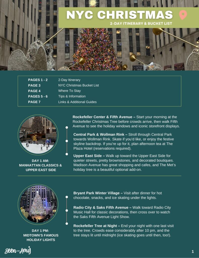 NYC Christmas Download Guide