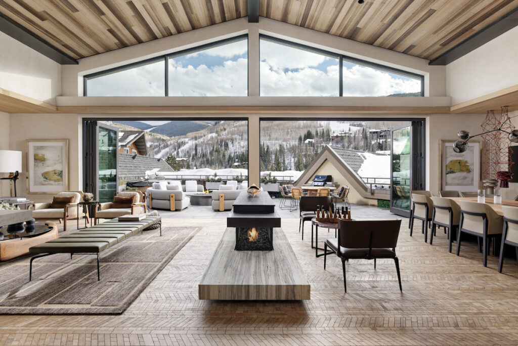luxury lobby Four Seasons Resort Residences Vail colorado hotel