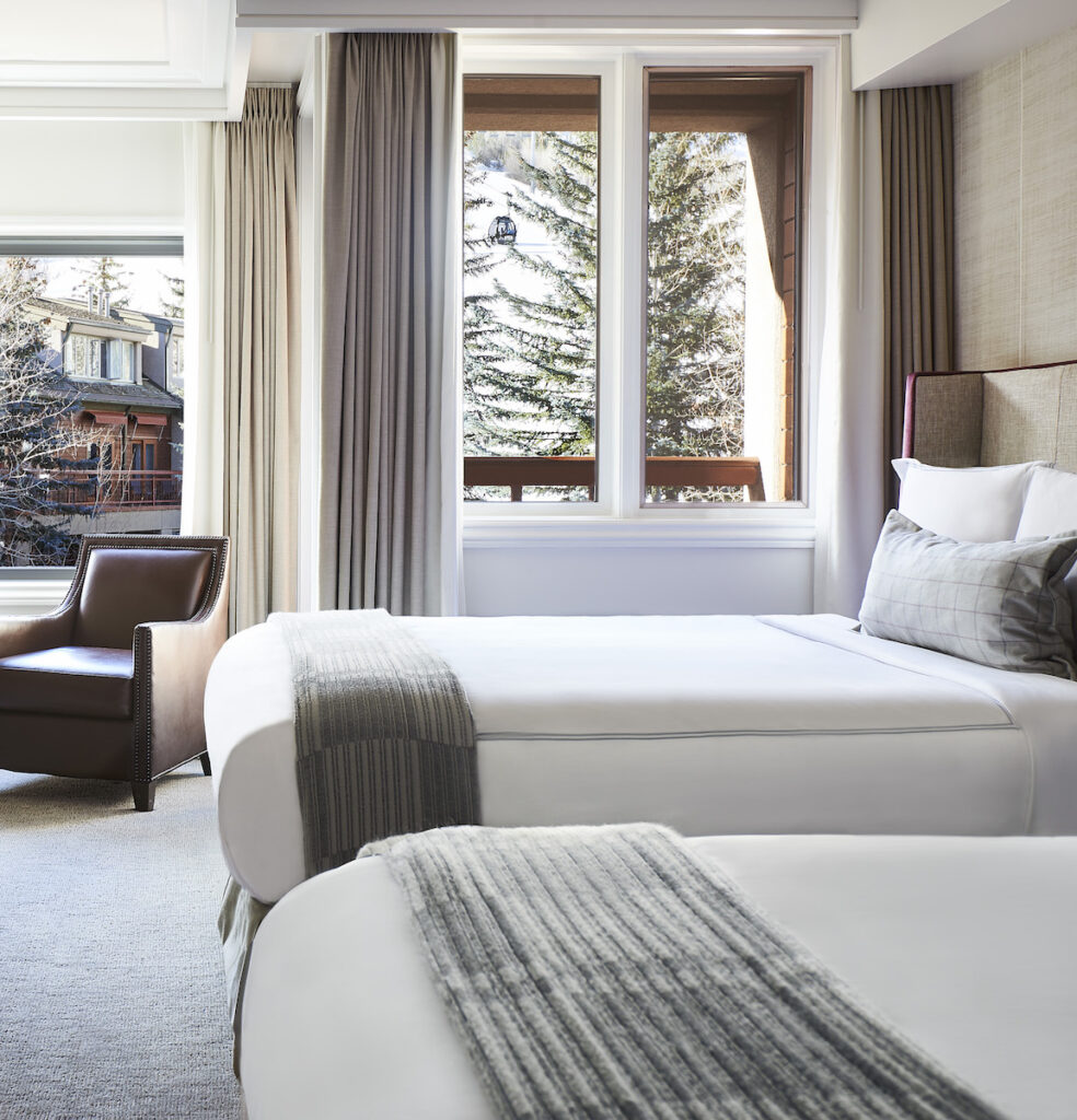 the little nell aspen hotel guest room luxury hotel