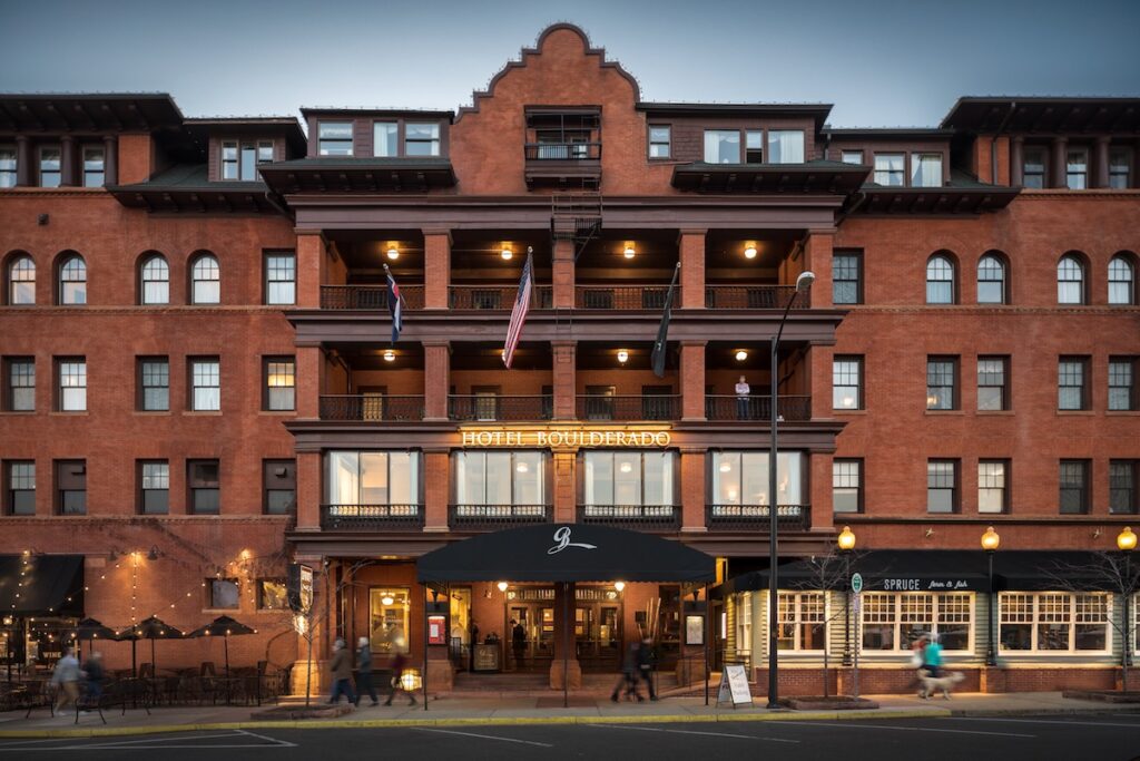 Hotel Boulderado exterior boulder colorado hotel