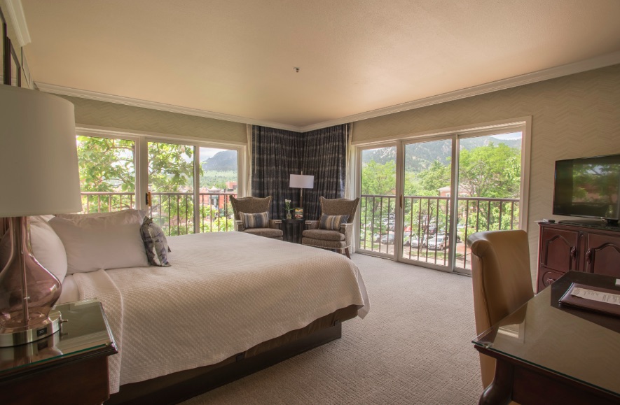 Hotel Boulderado guest room boulder colorado hotel