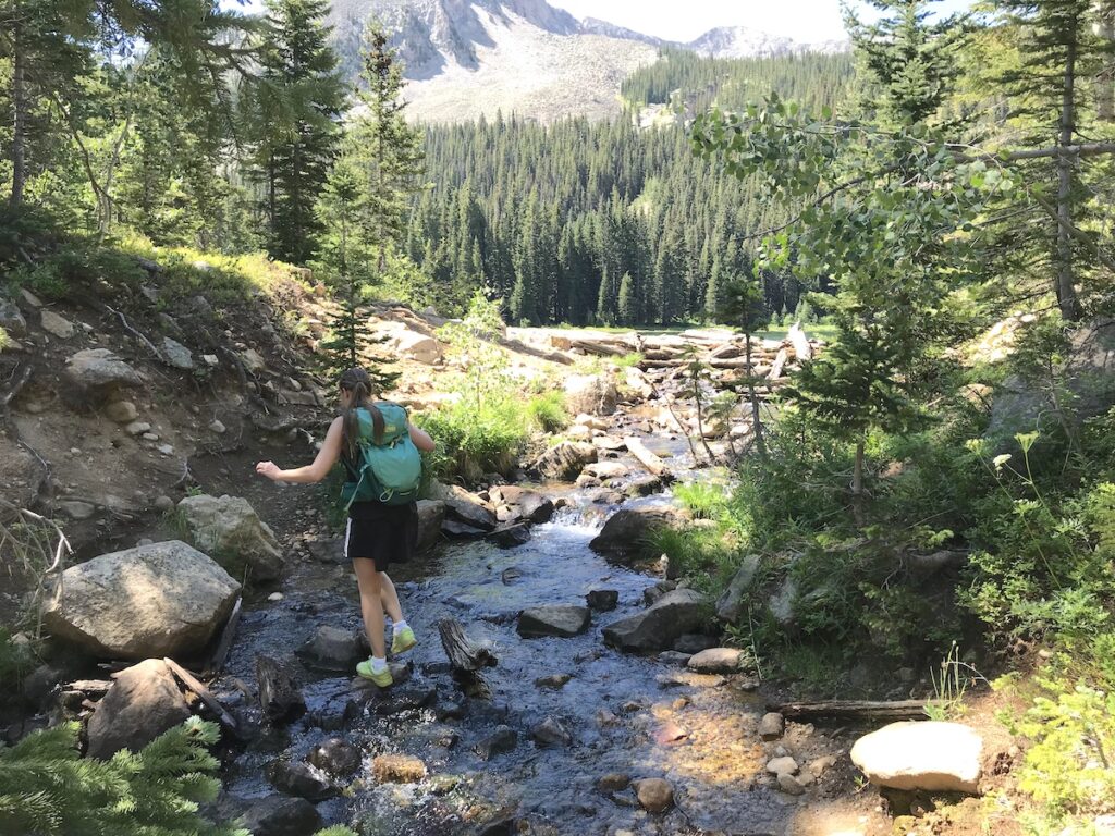 Three Lakes Loop via Lost Lake summer hiking crested butte colorado