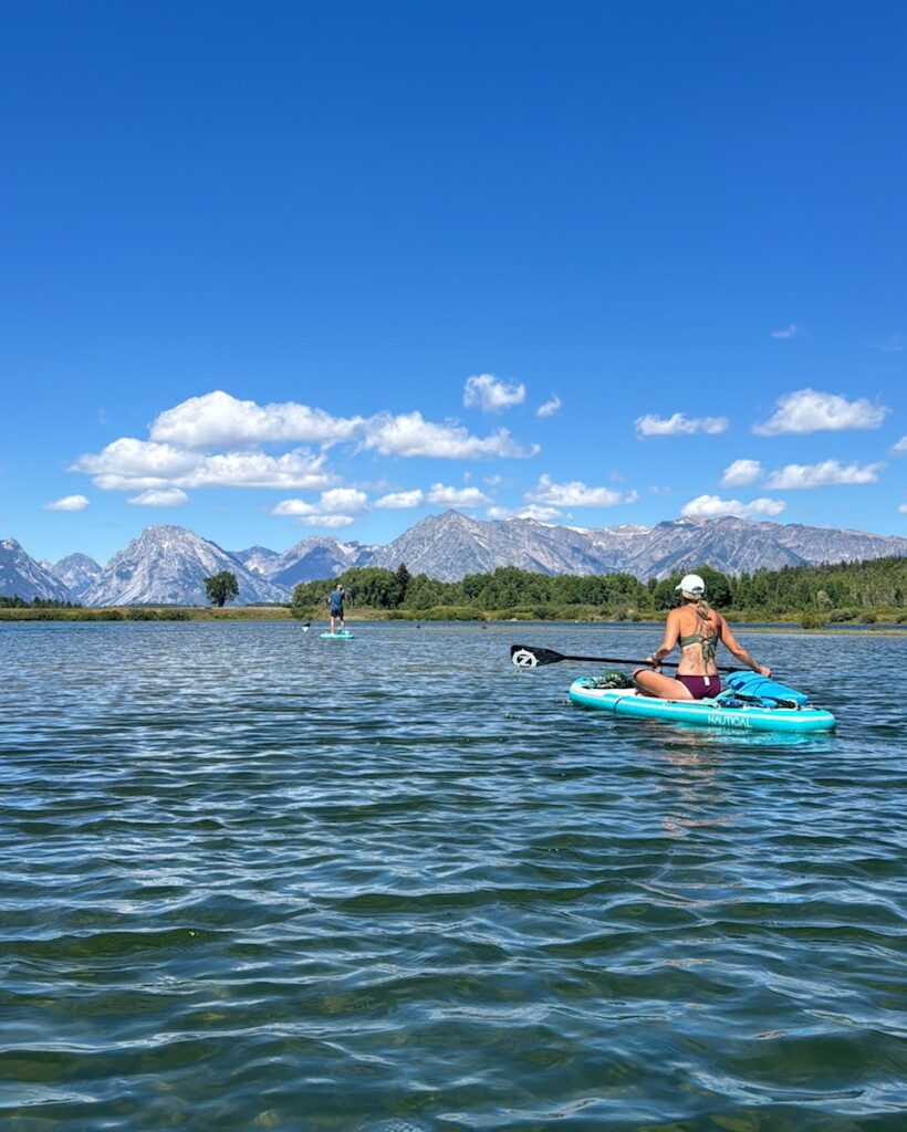 paddle boarding snake river grand teton national park wyoming