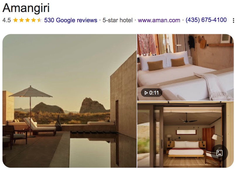 Amangiri Aman Resorts Hotel Canyon Point Utah near Page Arizona