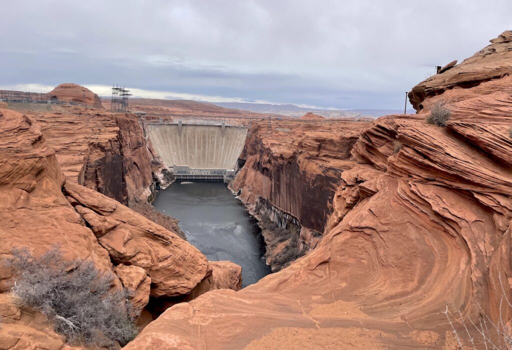 glen canyon dam overlook page arizona