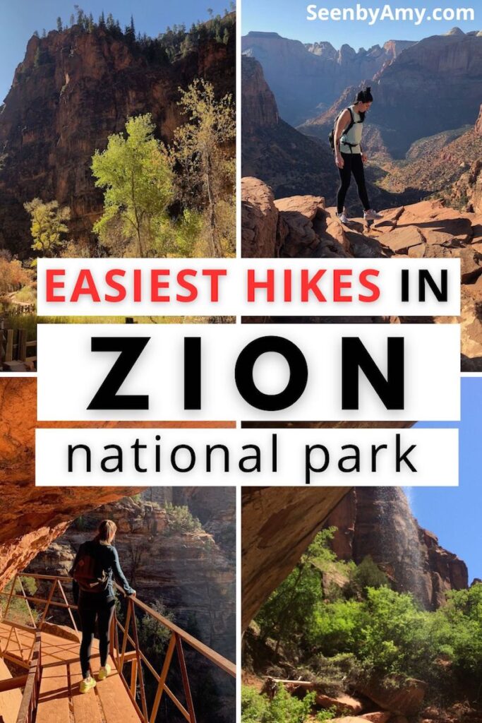 easy hikes in zion national park utah