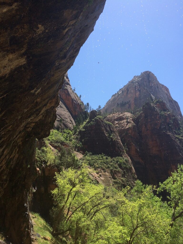 weeping rock hike zion canyon zion national park utah