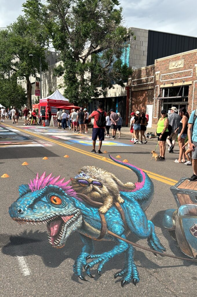denver chalk art festival colorado