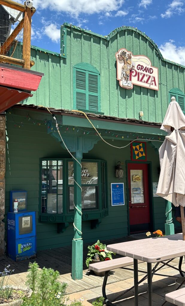 grand pizza historic building downtown grand lake colorado